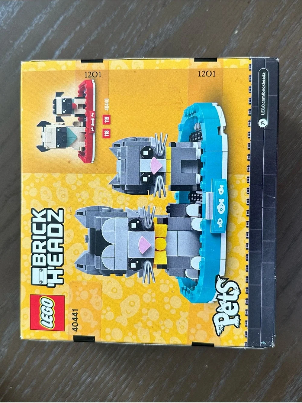 LEGO BrickHeadz Pets Kitten & Shorthair Cat 40441